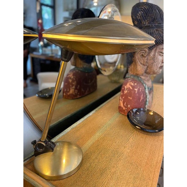 Vintage Brass Table Lamp, 1950s For Sale - Image 9 of 10