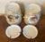 19th Century French Paris Porcelain Apricot Cachepot Planters & Stands With Lion Mask Handles Empire Taste - A Pair For Sale - Image 10 of 15