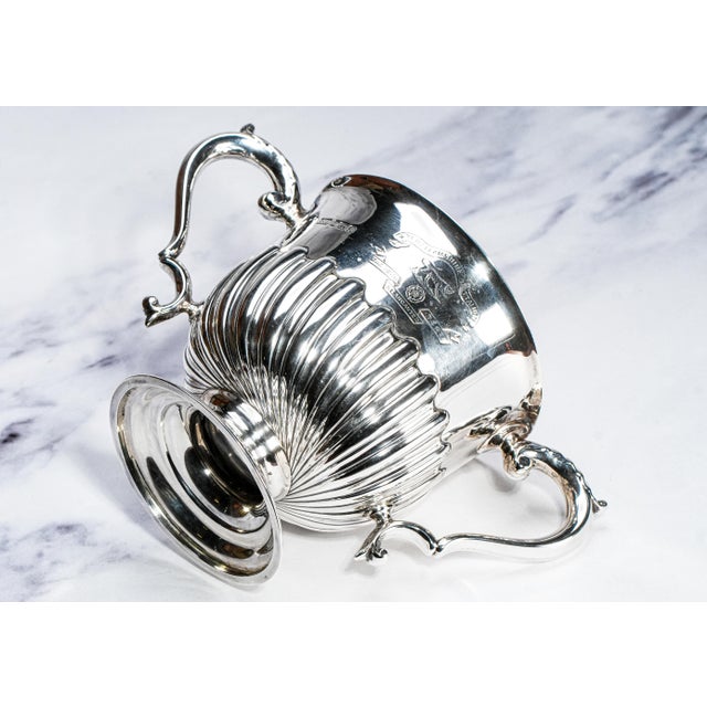 Fascinating Ornate Antique Sterling Silver English Shooting Trophy Cup Home Decor Militaria For Sale - Image 10 of 13