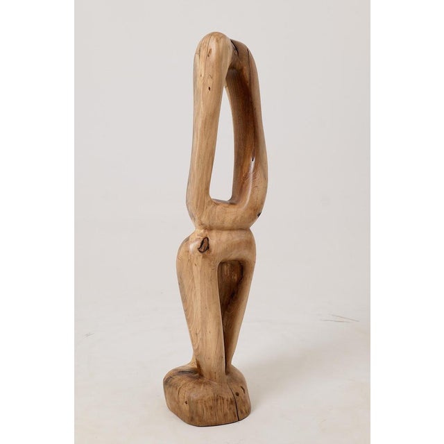Brown Abstract Wooden Sculpture by Logniture For Sale - Image 8 of 13