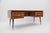 Mid-Century Modern Large Desk with Brass Details, Germany, 1950s For Sale - Image 3 of 18