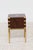 English Vintage Midcentury Mahogany Cellarette on Brass Stand, Lined Inside For Sale - Image 4 of 9