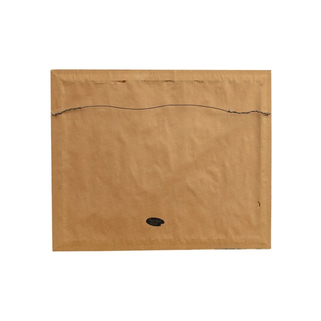 Vintage Ouida Romanoff George Framed Watercolor For Sale - Image 10 of 10