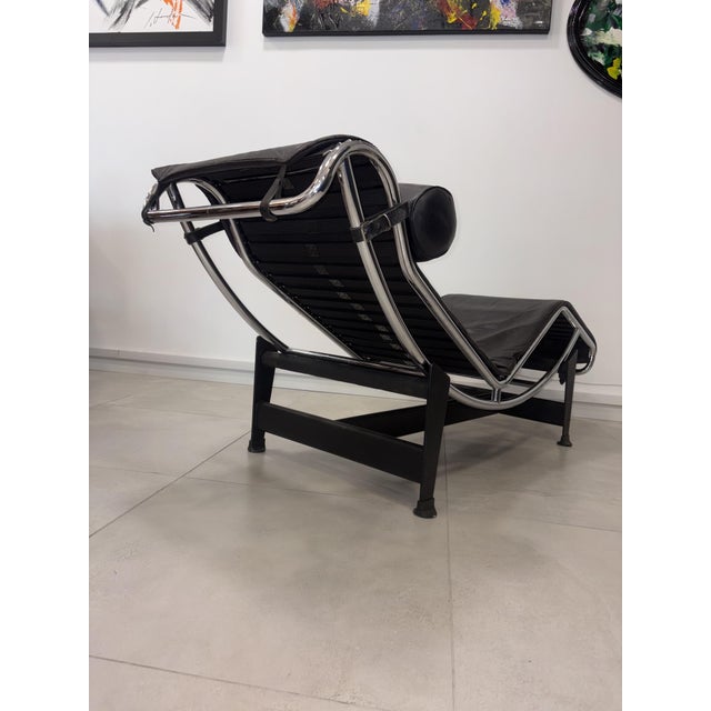 Cassina LC4 Chaise Lounge by Le Corbusier for Cassina, 1990s For Sale - Image 4 of 18