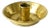 Swedish Gold Brass Candleholder For Sale