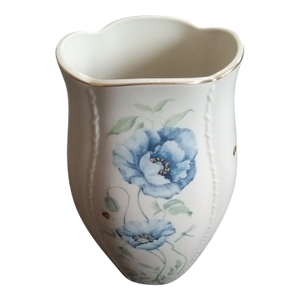 1980s Lenox Usa Hand Painted Butterfly Meadow Royal Vase