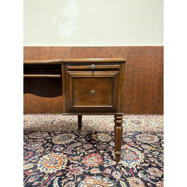 English Writing Desk with Back Panel For Sale - Image 12 of 18