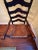 Coffee Antique French Country Ladderback Chairs With Rush Seats, Pair, Late 19th Century For Sale - Image 8 of 11