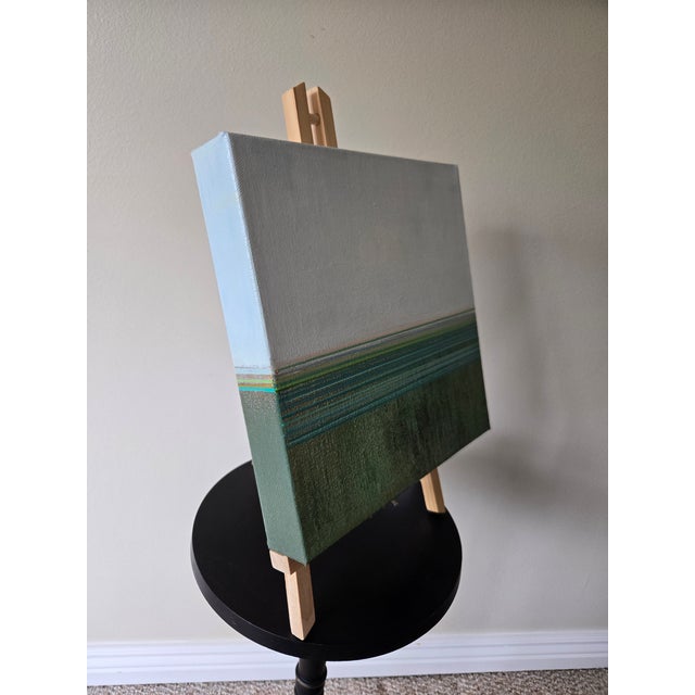 Quiet Between Tides Abstract Acrylic Painting For Sale - Image 4 of 4