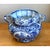 Late 20th Century Vintage Blue and White Ceramic Jardiniere For Sale - Image 5 of 12
