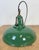 Industrial Green Enamel Factory Pendant Lamp, 1960s For Sale - Image 15 of 18
