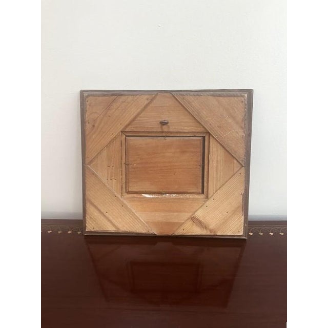 Mid 20th Century Vintage Oil on Panel For Sale - Image 5 of 5