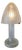French Art Deco Mushroom Lamp in Frosted Glass from Daum, 1930 For Sale