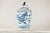Ceramic Vintage Chinese Blue and White Porcelain Lidded Jar with Dragon Motif and Foo Dog Finial For Sale - Image 7 of 12