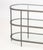 Contemporary Modern Three Tier Glass Top Etagere Console For Sale - Image 3 of 6
