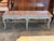 French 19th Century French Painted Marble Top Coffee Table With Cabriole Legs For Sale - Image 3 of 10