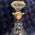 1970s Mid-Century Modern Atomic Starburst Glass Decanter With Faceted Stopper - Transitional Metric Era For Sale - Image 11 of 16
