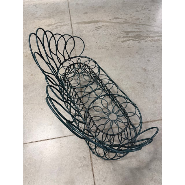 Looped Metal Midcentury Garden Loveseat Bench Settee After Frances Elkins (Per Item, 2 Avail) For Sale - Image 13 of 13
