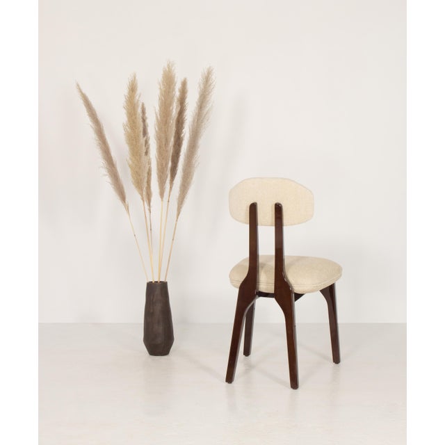 Silhouette Dining Chairs in Chenille Fabric from InsidherLand, Set of 12 For Sale - Image 10 of 13