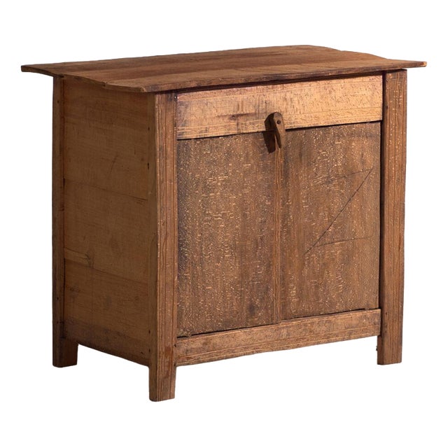 Antique Low Cupboard in Pine, Central Europe, 1870 For Sale