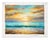 Original oil painting by artist Eric Son depicting a sunrise, rolling ocean waves, and dramatic cloud-filled skies. Rich...
