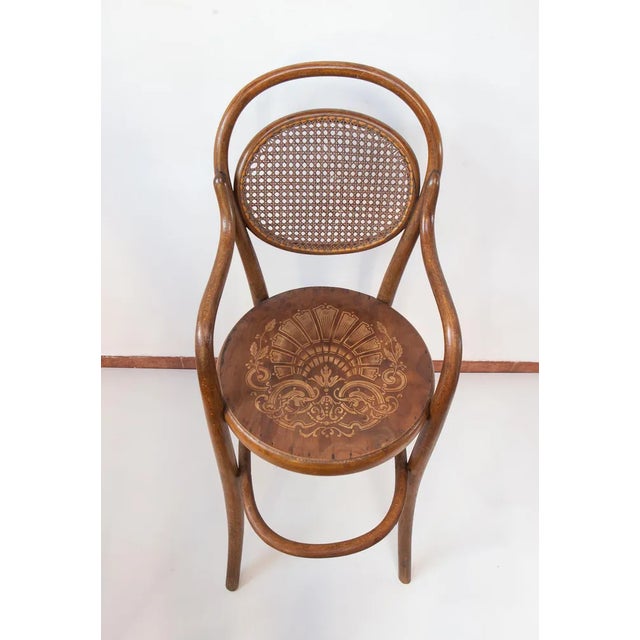 Wood Luterma Highchair from Thonet, 1900s For Sale - Image 7 of 10