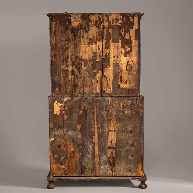Baroque Secretary in Ash Wood, North Germany, 1720 For Sale - Image 5 of 10