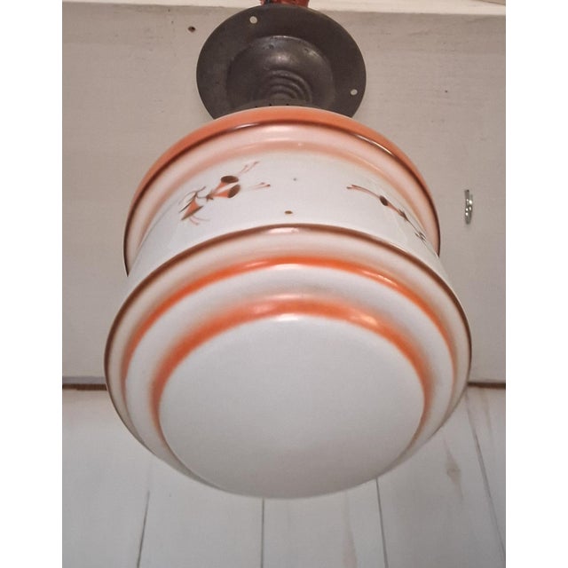 Vintage German Art Deco Ceiling Lamp, 1920s For Sale - Image 6 of 7