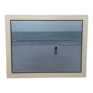 Trinidad Ball British Contemporary Coastal Landscape Oil Painting, Together, 2012 For Sale