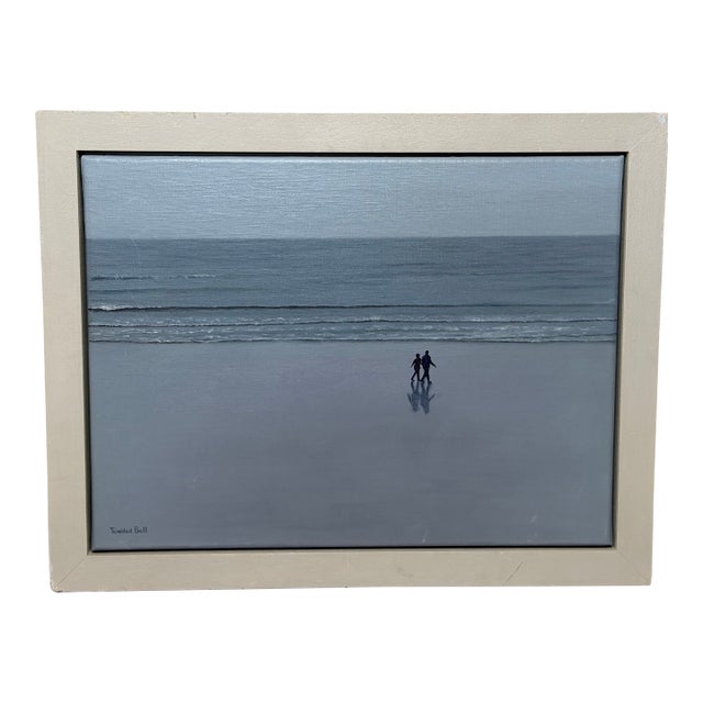 Trinidad Ball British Contemporary Coastal Landscape Oil Painting, Together, 2012 For Sale