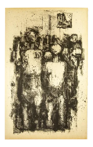 Unknown, Figure, Lithograph on Paper, 1950s