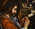Workshop of Giovanni Francesco Barbieri / Detto Il Guercino, Saint Mark the Evangelist, 1680, Oil on Canvas For Sale - Image 7 of 15