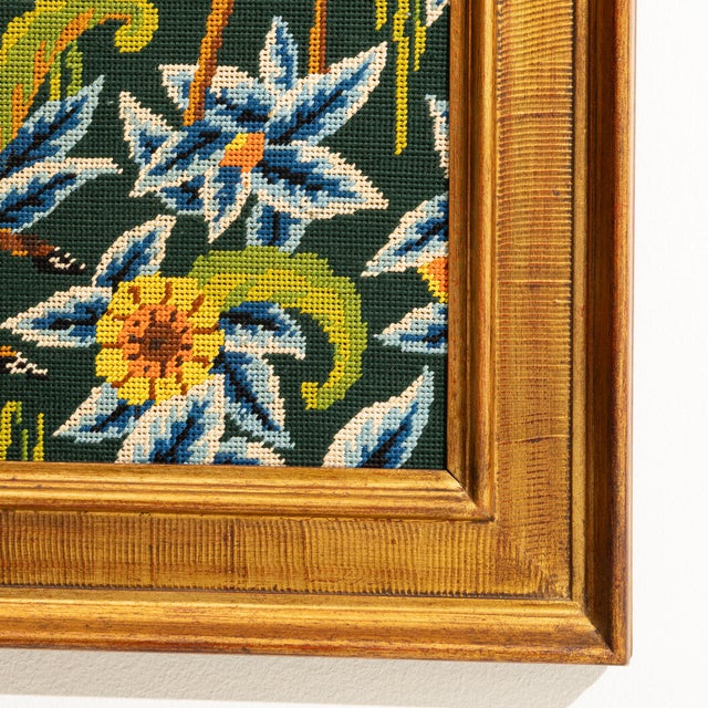 1960s France Yellow Tapestry Wall Hanging For Sale - Image 14 of 15