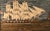 A large and genuinely historic British sailor’s woolwork of HMS Atalanta, the Royal Navy training frigate that sailed from...