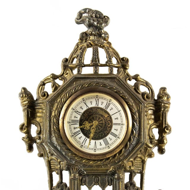 Vintage Table Clock, Early 20th Century For Sale - Image 4 of 5
