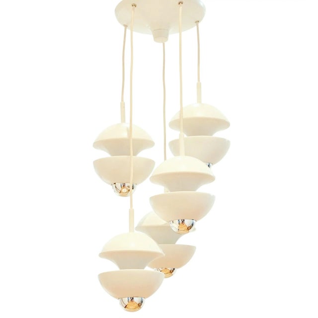 Space Age Cascading Lamp by Klaus Hempel for Kaiser Leuchten, Germany, 1970s For Sale - Image 12 of 12