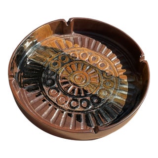 Vintage Mid Century Pottery Craft Ceramic Catch-All For Sale