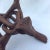 Boho Chic 20th Century Boho Chic Hand Carved Bowl Stand For Sale - Image 3 of 6