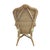 Vintage High-Back Woven Wicker & Rattan Armchair For Sale - Image 9 of 18