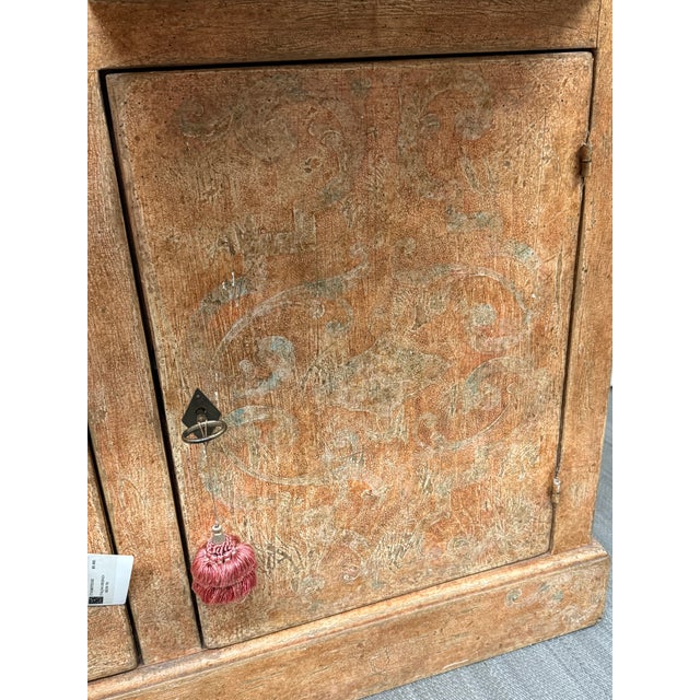 Wood Hand Painted Italian Sideboard For Sale - Image 7 of 12
