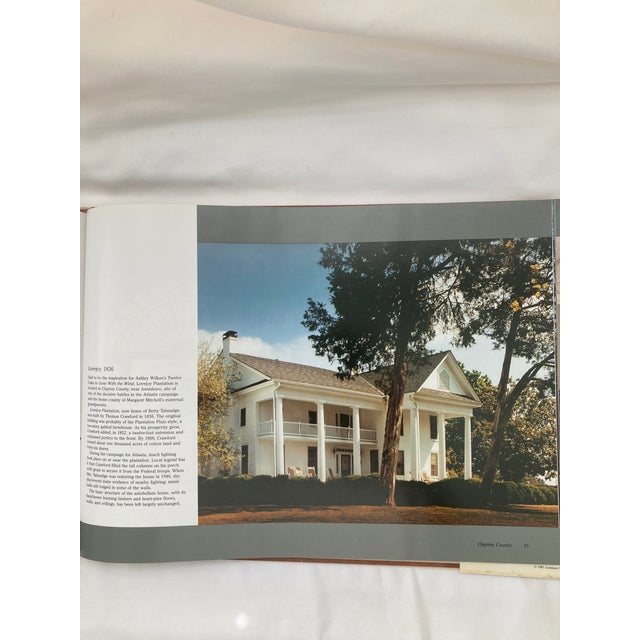 Illustration Antebellum Homes of Georgia / Vintage Oversized Coffee Table Book For Sale - Image 3 of 9