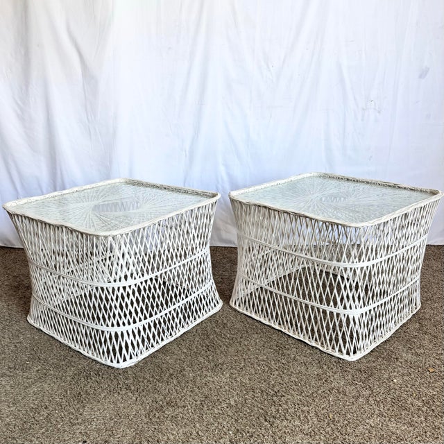 Mid Century Modern Spun Fiberglass Side Tables - A Pair For Sale In Miami - Image 6 of 10