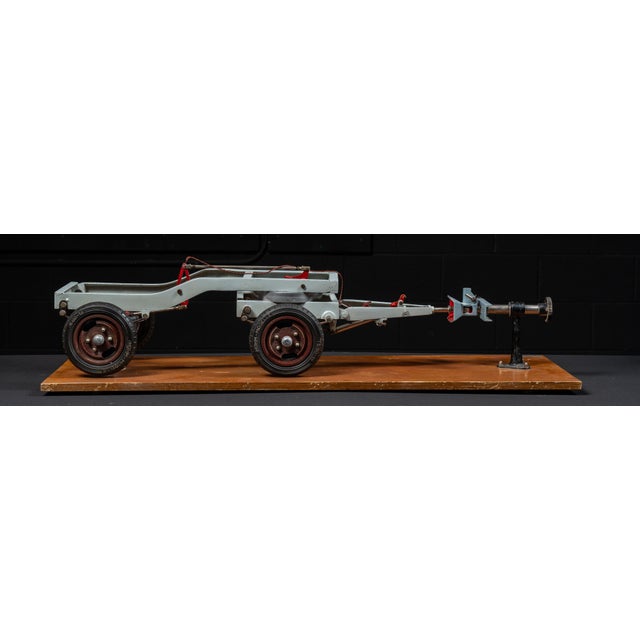 Metal Vintage Trailer Chassis Salesman Sample by Degener For Sale - Image 7 of 18
