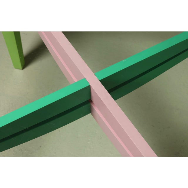 Dry Series Dining Table and Chairs by Massimo Morozzi for Giorgetti Matrix, 1980s, Set of 5 For Sale - Image 12 of 18