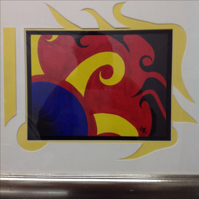 Mid-Century Modern Brilliant Abstract Multi Media Construction For Sale - Image 3 of 5