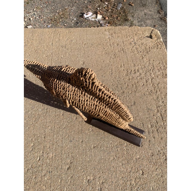 Coastal Vintage Marlin Rope Sculpture For Sale - Image 3 of 7