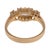 Vintage Gia 1.00 Carat Diamond 14k Yellow Gold East West Ring, Size 7 For Sale In Los Angeles - Image 6 of 6