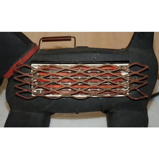 Metal Art Deco Zooray Highland Scottie Terrier Electric Heater For Sale - Image 7 of 18
