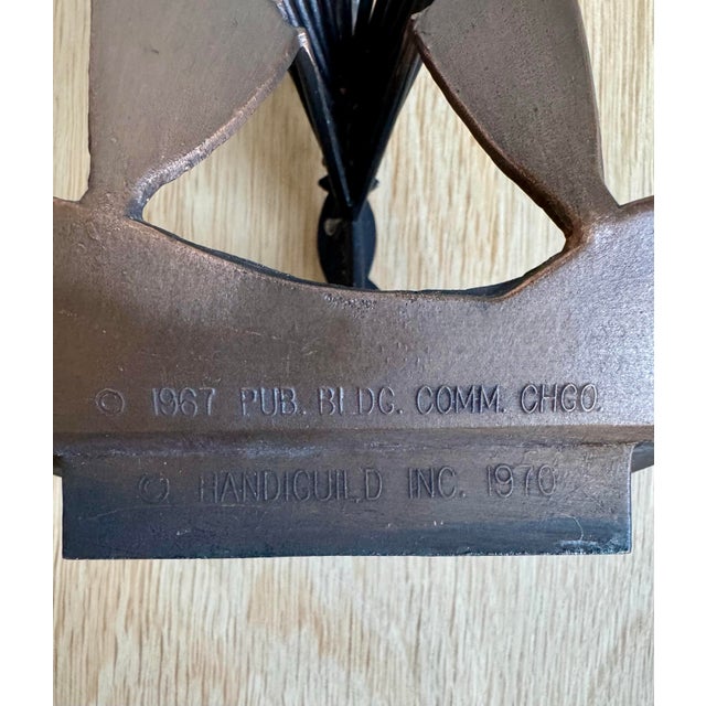 Mid-Century Modern Authorized 1970 Miniature Bronze Picasso Sculpture-Chicago Daley Plaza, by Handiguild For Sale - Image 3 of 9