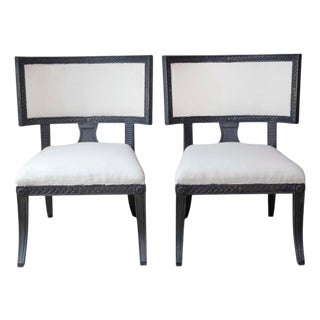 Pair of Swedish Empire Chairs, Early 19th Century For Sale